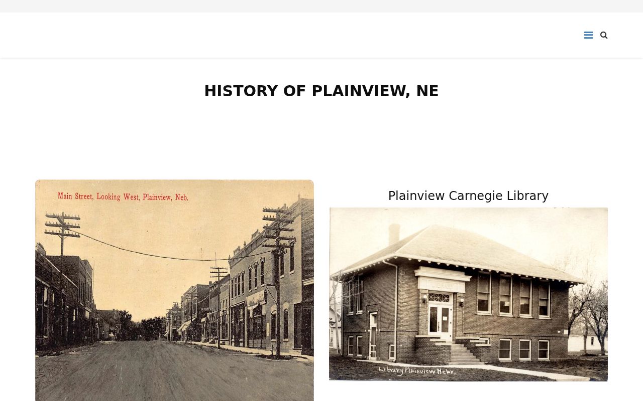 Plainview criminal history context from the community history page